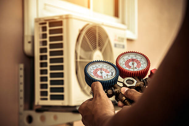 Professional Hvac Installation technician working in Becket, MA